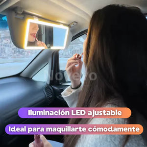 Espejo De Lujo LED Para Carro