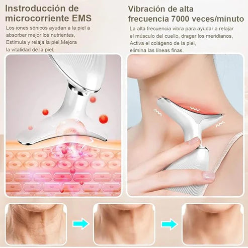 Masajeador Facial Led Lifting Pro + Serum