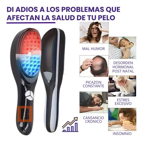 Cepillo Masajeador  Anticaida + SERUM GRATIS